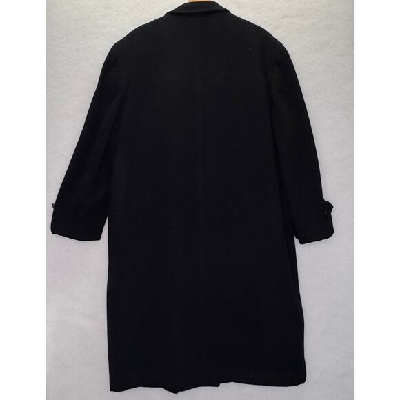 Comme Des Garcons Homme Plus Wool Black Overcoat Size L Minimalist Designer - Picture 2 of 9